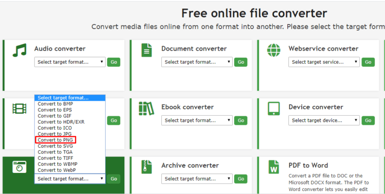 تبدیل گر آنلاین تصاویر