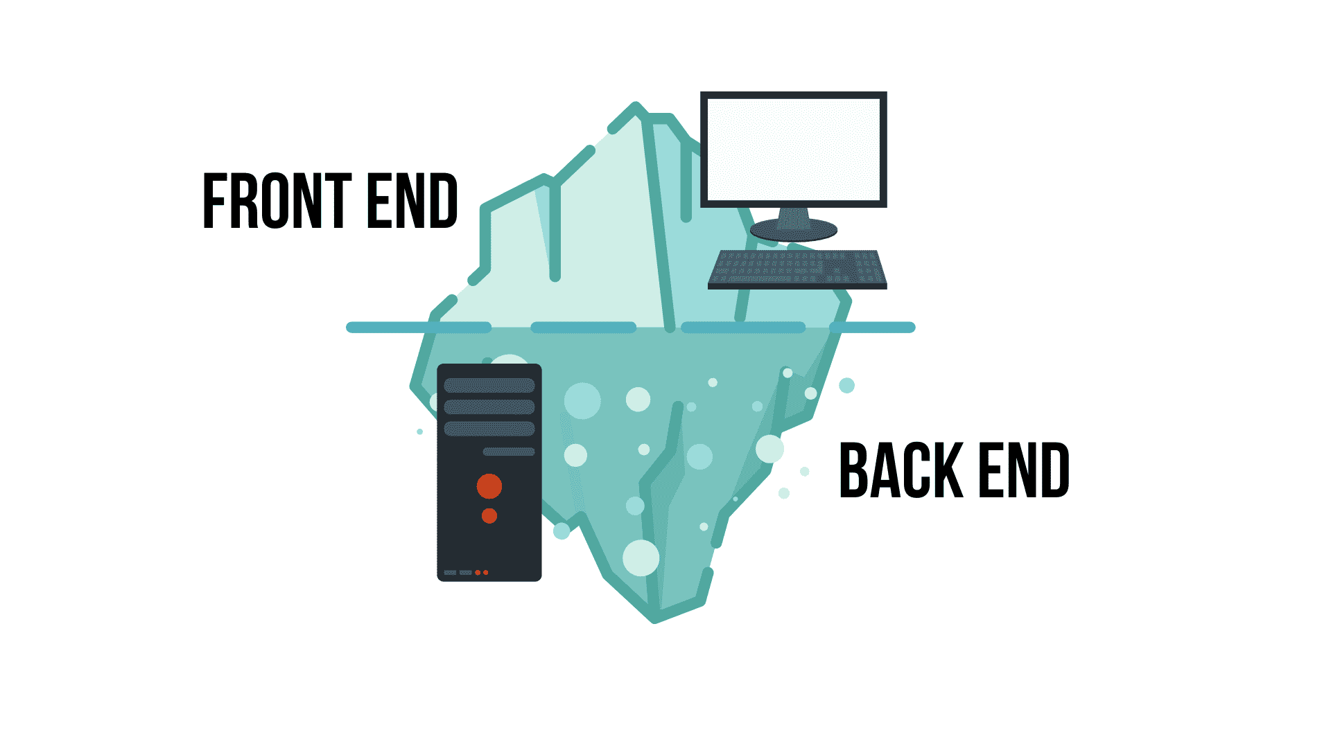 Front-end قسمتی نمایان از کوه یخ!