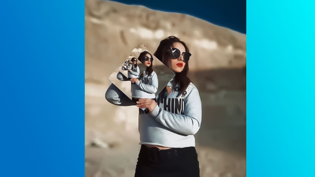 آموزش ایجاد افکت عکس‌ تو در تو در Adobe Photoshop