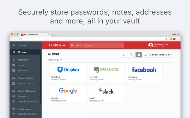 افزونه LastPass