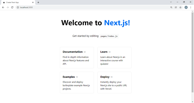 قالب کلی Next.js
