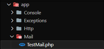 تکمیل کردن TestMail