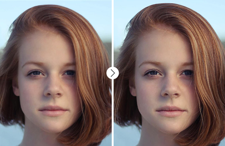 آموزش افزایش جزئیات و بهبود بافت صورت در تصاویر پرتره