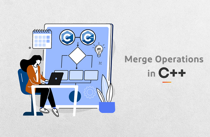 عملیات‌های ادغام  (Merge operations) با استفاده از STL در ++C