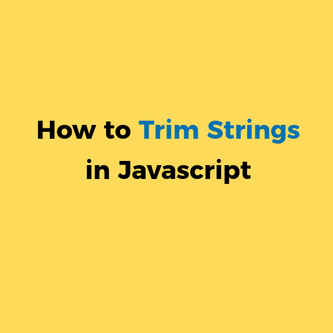 چگونه فاصله های ابتدا و انتهای یک رشته را در جاوااسکرپیت حذف نماییم؟