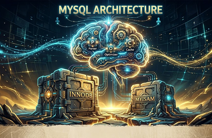 یکبار برای همیشه معماری MySQL را عمیقا درک کنید!