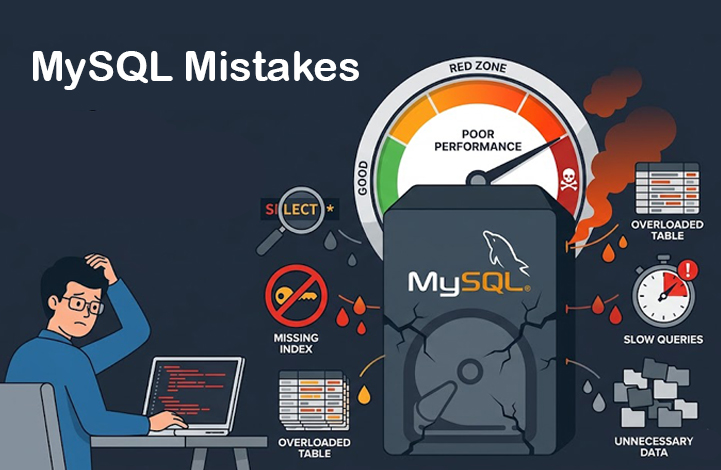 اشتباهاتی که پرفورمنس MySQL را نابود می‌کنند